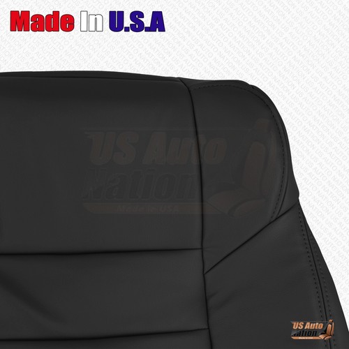 2015 2016 For Honda CR-V Driver Bottom & Top Genuine Leather Seat Cover Black - Picture 2 of 6