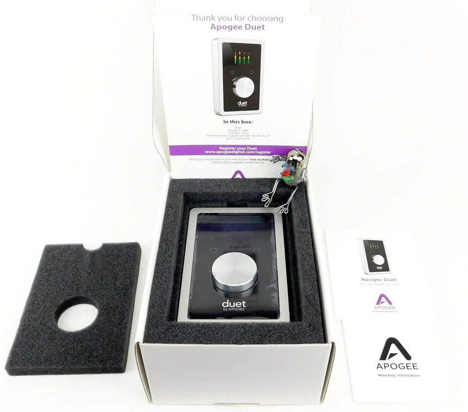 Apogee DUET for iPad  iPhone Mac Mic & Audio Interface +OVP / Wie Neu+ Garantie - Image 4 of 4