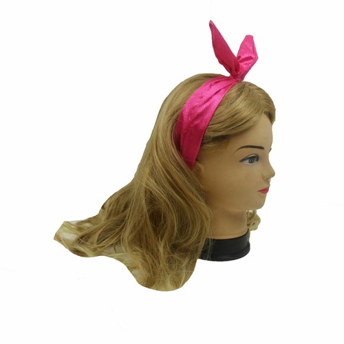 6 Assorted Bunny Rabbit Ear Wire Headbands for Women Girls Head wrap Hairbands - Picture 3 of 17