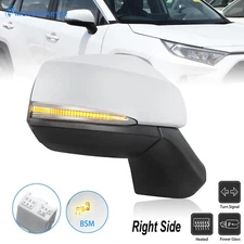 Right Side Mirror for Toyota RAV4 2019-2021 BSM Power Heated w/Turn Signal RH