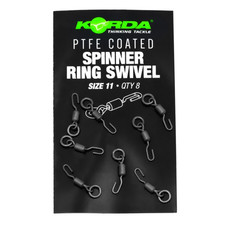 Korda PTFE Spinner Ring Swivel XX Size 11 Strong Quick Change Carp Rig Swivel