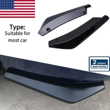 For Dodge Charger SXT SRT Rear Spats Bumper Lip Splitter Diffuser Canard Spoiler
