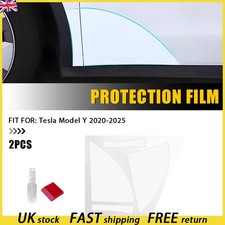 For Tesla Model Y 20-25 Front Door Arch Stone Chip Guard Paint Protection Film