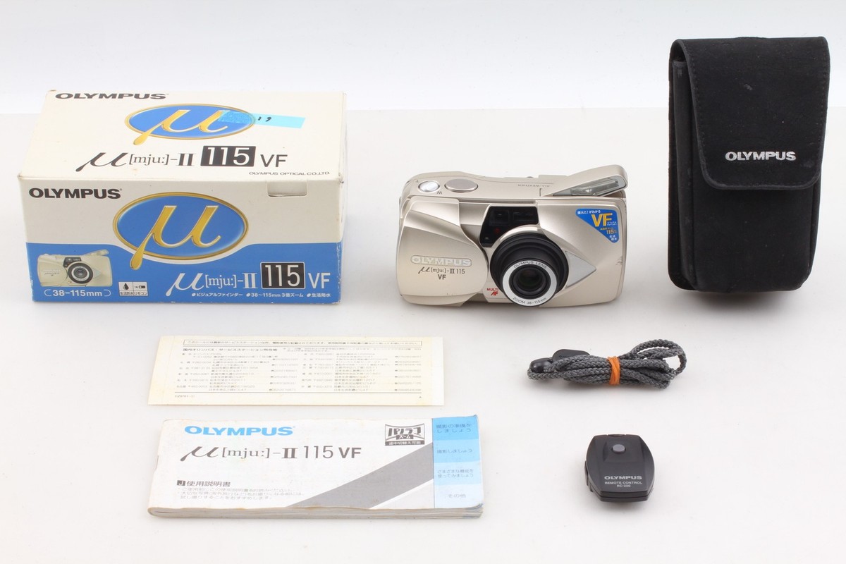 MINT w/ Box] Olympus µ mju II 115 VF Point & Shoot 35mm Film