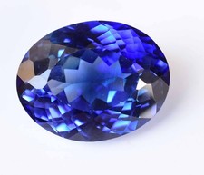 Flawless 15.65 Ct Natural Blue Ceylon Sapphire AGL Certified Oval Loose Gemstone
