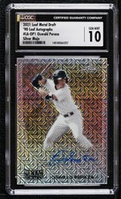 2021 Leaf Metal Draft 1990 Silver Mojo Oswald Peraza CGC 10 Gem Mint Auto qf8