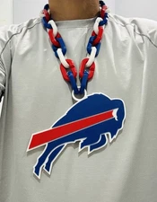 🔥Buffalo Bills Oversized Chain Necklace – Bold Fan Chain (FAST FREE SHIPPING)