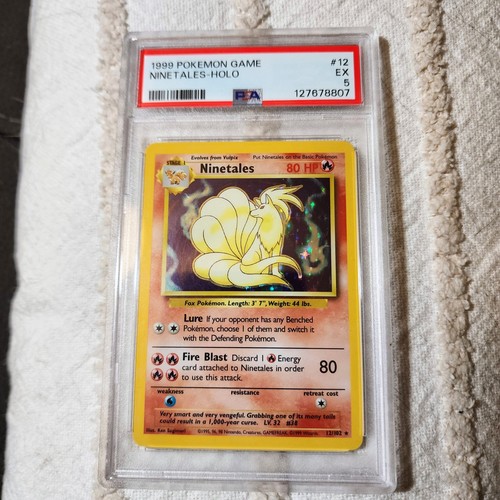 Ninetales graded PSA 5 for sale on eBay