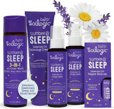 Slumber  Sleep Bath Baby Essentials Gift Set - Includes All over Wash, Calming