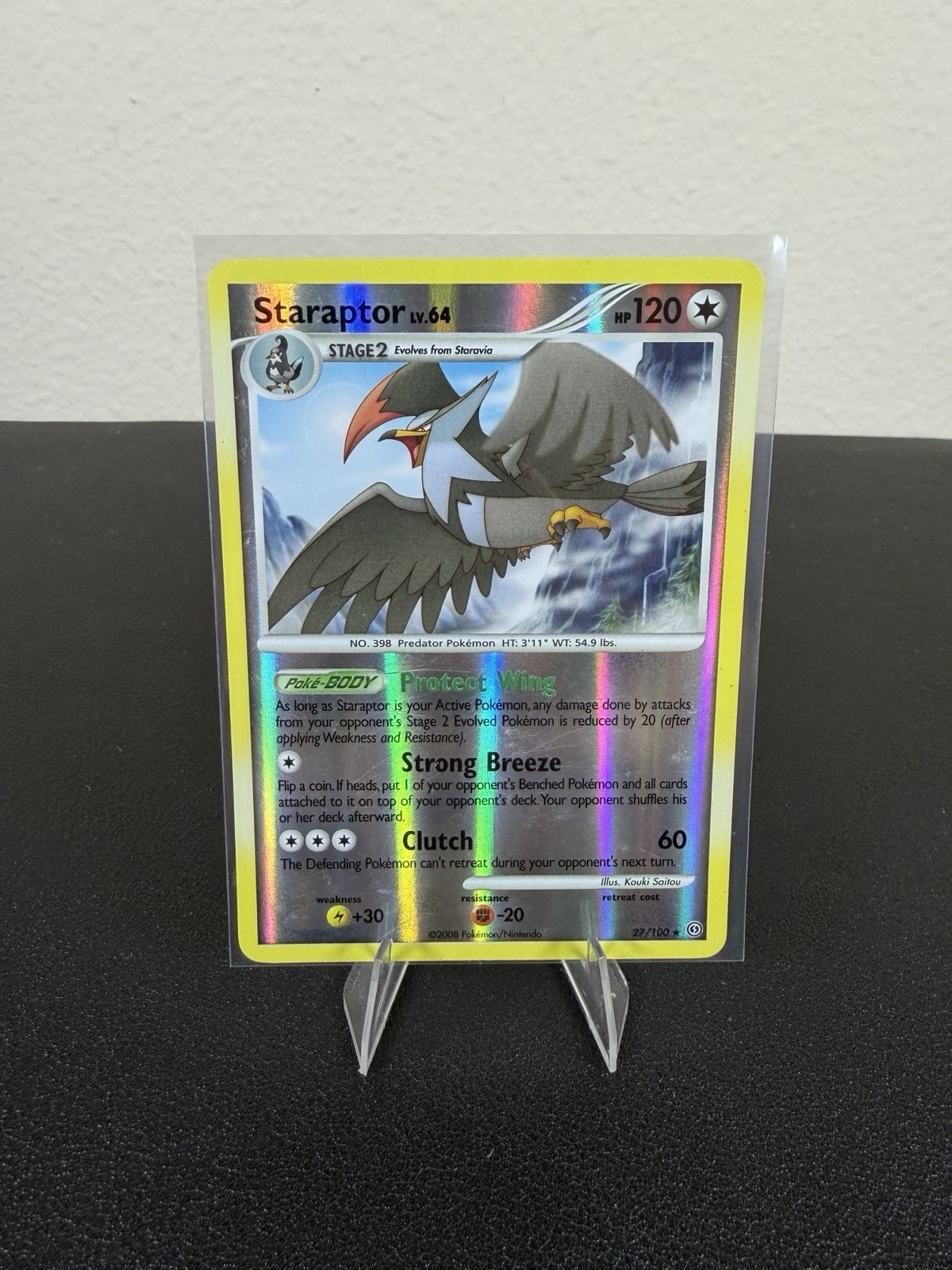 Staraptor 27/100 Stormfront Reverse Holo