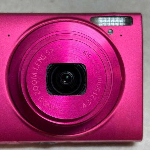 Canon IXY 420F PowerShot ELPH 320 HS IXUS 240 HS Digital Camera Pink red JAPAN - Picture 3 of 10