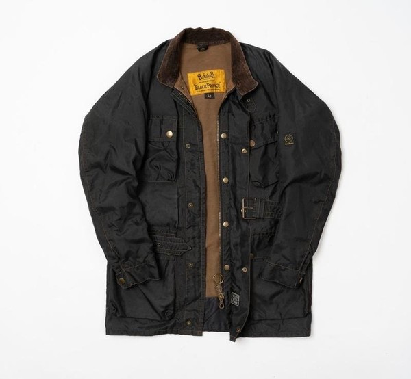 Men Belstaff Jacket Black Nylon S #311V