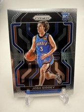 Josh Giddey ERROR CARD Duncan Robinson 2021-22 Panini Prizm Rookie RC Thunder. rookie card picture