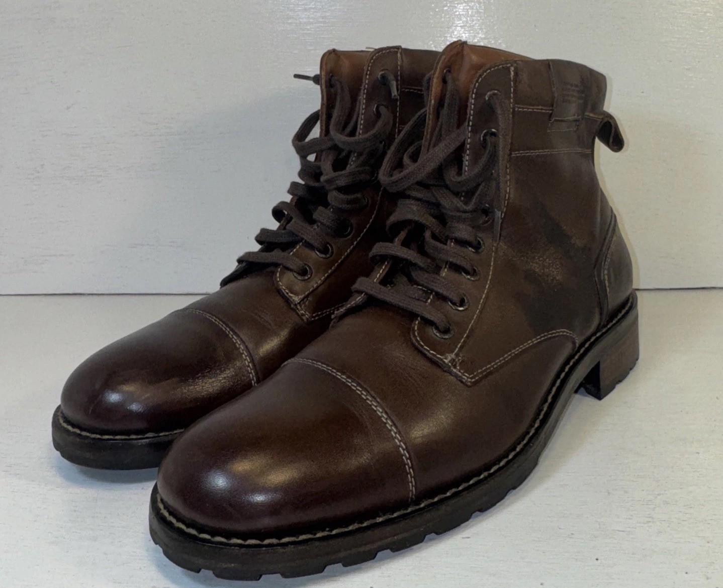 Wolverine 1000 Mile Rockford Made In USA Boots Mens Size 10.5 Lace Up Boots