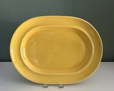 Metlox Colorstax Deep Vibrant Yellow 13" Platter Made in California