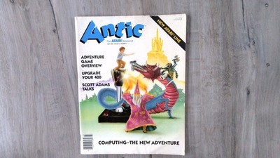 Antic Magazine July 1983 Vol 2 No 4 Atari Adventure Games EA