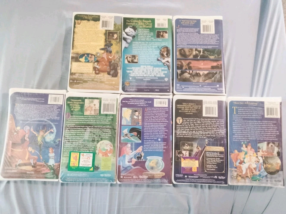 Huge VHS Disney lot! 6 Sealed, 3 Excellent Condition! Small Collection Lot Of 9 - Image 2 of 4