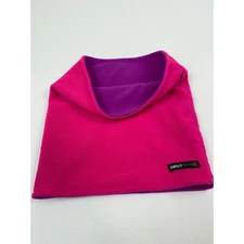 Swiss Tech Fleece Neck Warmer Gaiter Pink Purple Reversible Soft Winter