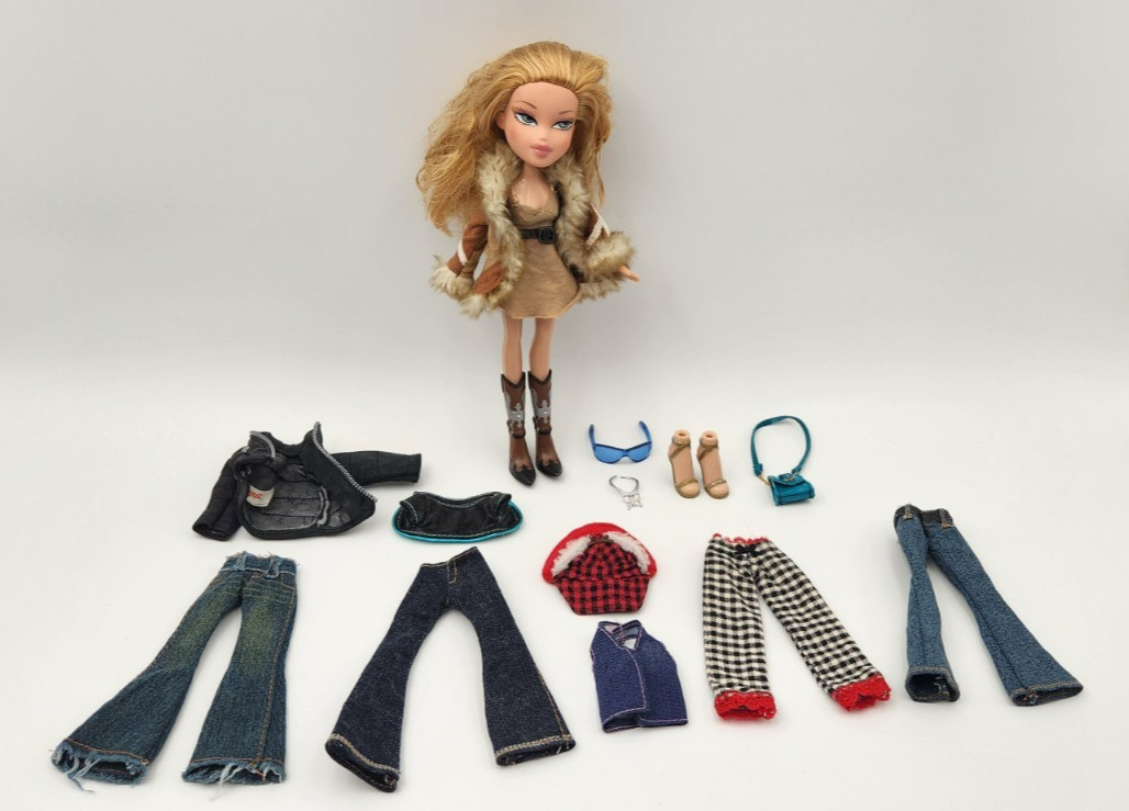 MGA Bratz Doll Clothing And Shoes Lot With Sunglasses And Ac
