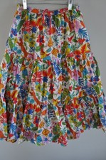 Mini Boden Girls Size 13-14 Skirt Floral Tiered Colorful