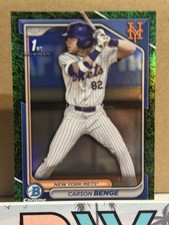 2024 Bowman Draft - Chrome Carson Benge #BDC-28 Green Grass Refractor /99 (RC)
