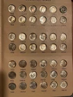 1946-1964 SILVER ROOSEVELT DIME SET IN DANSCO ALBUM GEM BU COLOR!! WOW!!