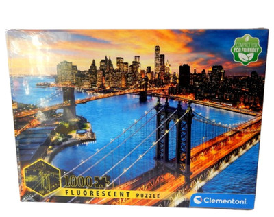 Clementoni Puzzle 1000 Teile Panorama Amsterdam Elefant Dubai 98x33cm Neu OVP