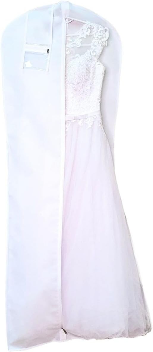 Extra Long Breathable Garment Bag for Long Dresses with Pockets, Travel  Cover