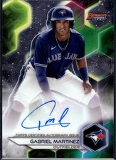 2023 Bowman's Best Gabriel Martinez ON-CARD AUTO Outfielder Prospect B23-GM