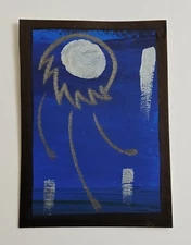 Original Mixed Media Artwork Acrylic ATC