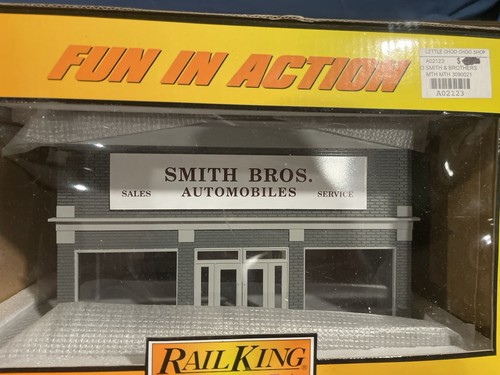 MTH Rail King 30-90021 escala O Smith Brothers concesionario de automóviles, iluminado | Zustand: Used