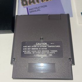 sigillo ovale Batman Il Videogioco completo di scatola nintendo nes factory poster come nuovo