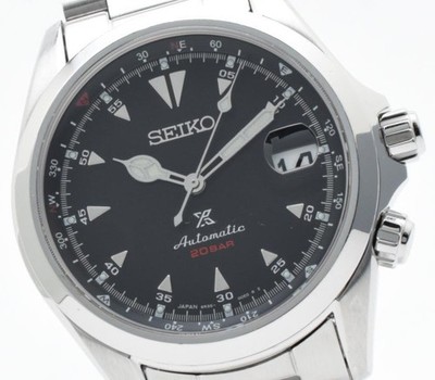 【Near MINT w/Box】SEIKO Alpinist 6R35-00E0 SBDC087 Black Automatic Men's JAPAN