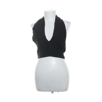 Paulina Katarina, Neckholder Top, Größe: M, Schwarz, Viskose, Einfarbig #LBQ