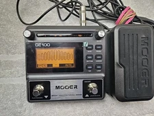 MOOER GE-100  GUITAR PEDAL  MULTI EFFECTS    APPEARS UNUSED TO ME