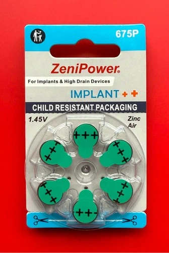 Implant Power by Zenipower Size 675P Implant cells PR44P A675P
