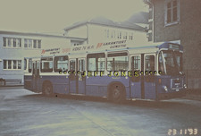 ORIGINAL 35mm BUS SLIDE 16006 - Hurzeler M.A.N.  ZH69741 ? Dietikon 23.11.93