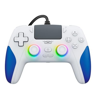 IWGAME WIRED CONTROLLER FOR PS-5/PC - WHITE