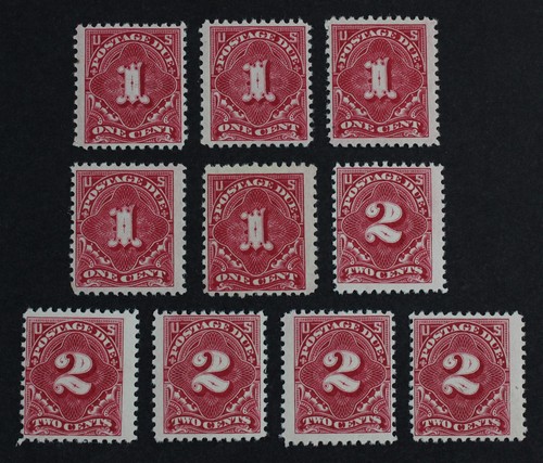 CKStamps: US Postage Due Stamps Collection Scott#J61 J62 Mint NH OG