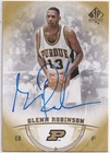 GLENN ROBINSON - 2013-14 SP Authentic #7 ON CARD AUTO - PURDUE BOILERMAKERS