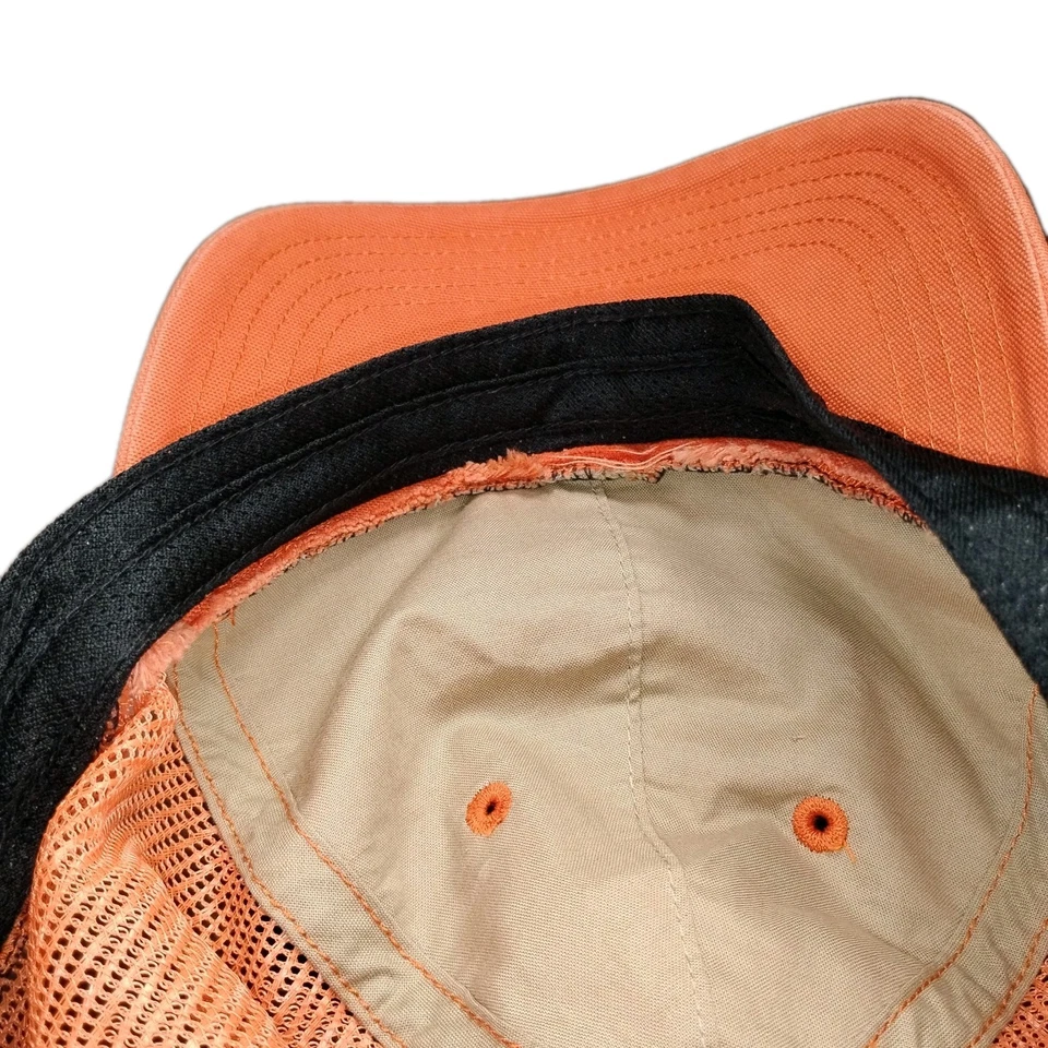 Carhart Adjustable Orange Baseball Cap 100% Cotton - Image 3 of 4
