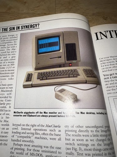 December 1985 Apple MacUser Magazine Mac Gets Down to Business 128K 512K RARE! - Afbeelding 9 van 13