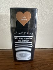 Image of Lottie London Selfie Ready Matte Foundation in the shade Rich Toffee  brand new