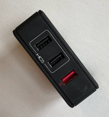 TZUMI 3 USB Port Wall Charger with Qualcomm Quick Charge 3.0, Folding Plug