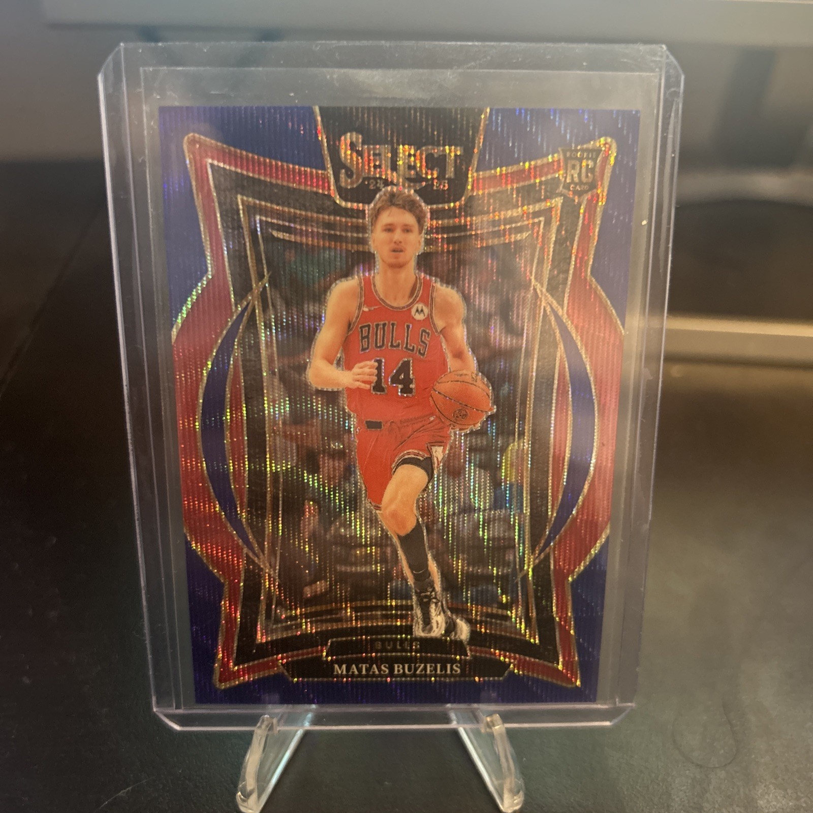 2024 PANINI SELECT BLUE WAVE #70 MATAS BUZELIS ROOKIE RC /75