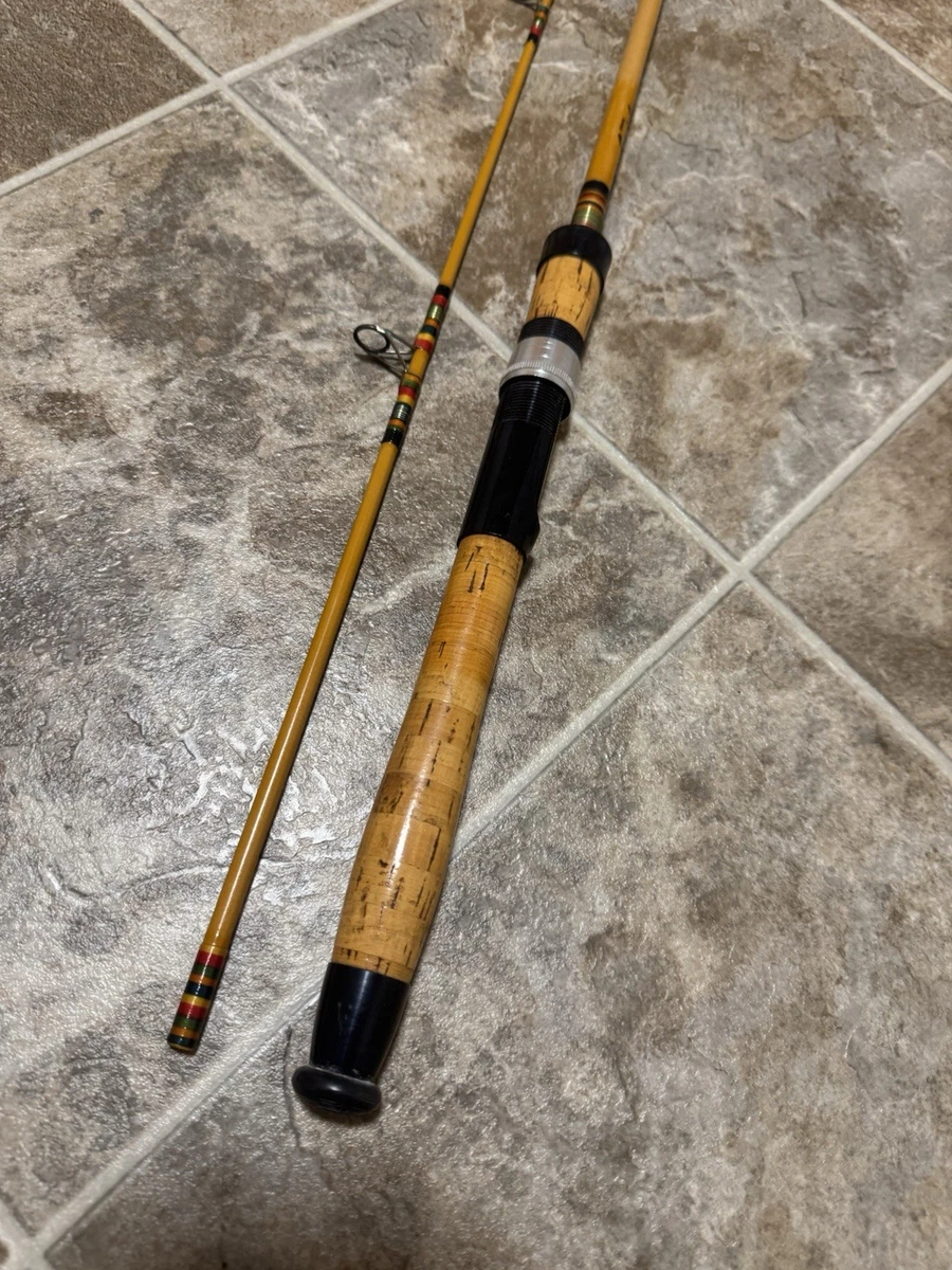 Palo de miel Lamiglas 6’6” caña giratoria de pesca hecha en EE. UU. acción ligera