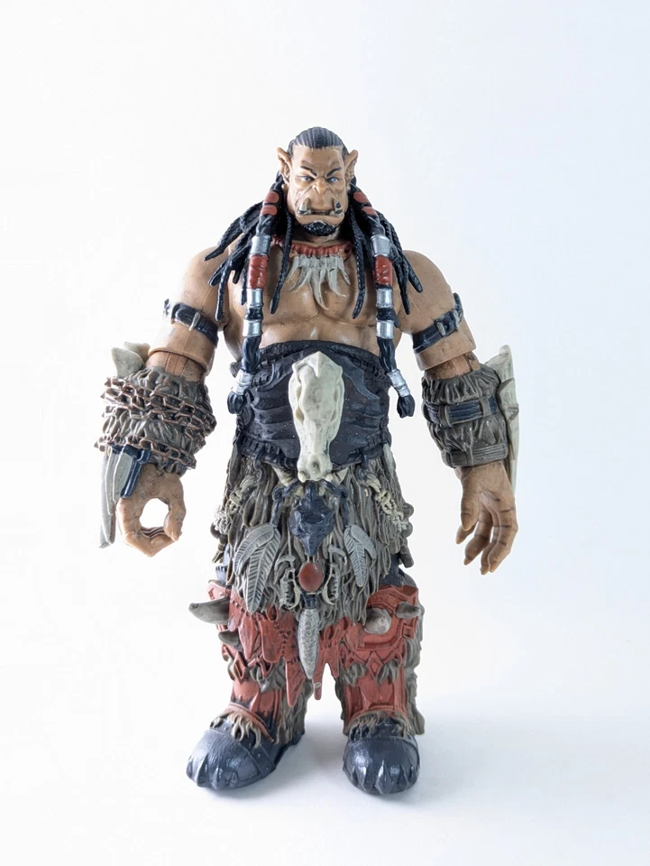 Lote de figuras de acción World of Warcraft Durotan Blackhand Orc 6" pulgadas Jakks Pacific  Foto 2 de 4