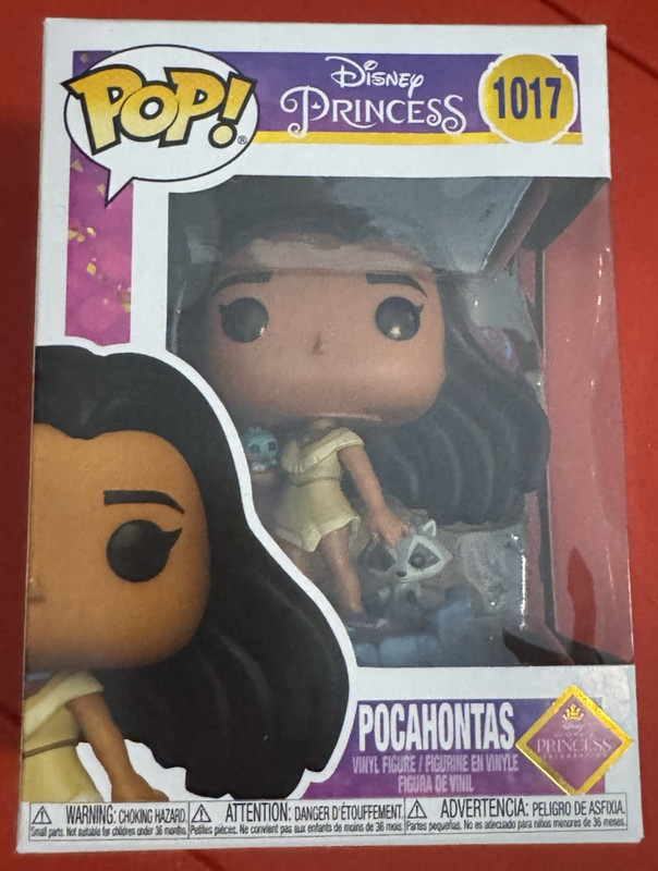 New Funko Pop! Vinyl Disney Princess Pocahontas #1017 Never Displayed
