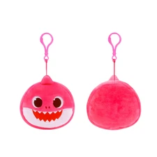 PINKFONG Baby Shark Doll Keyring Toys Bag Accessory - Mother Shark, Red