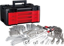 262-Piece Mechanic Tool Set w/3-Drawer VERSASTACK Box,SAE and Metric Socket Set